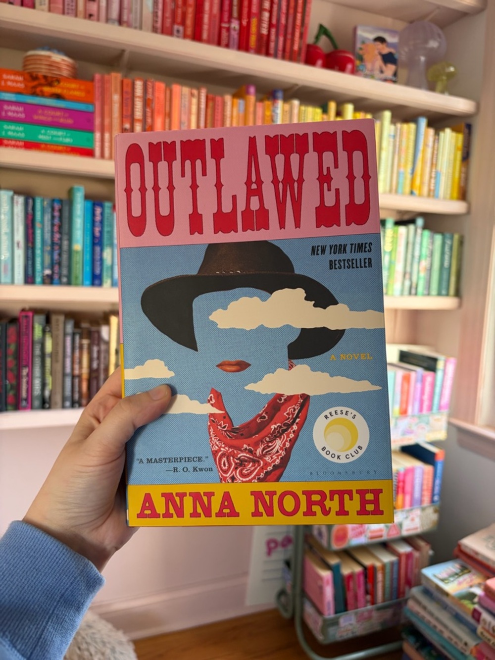 Outlawed by Anna North — Red, Blue & Yellow Paperback